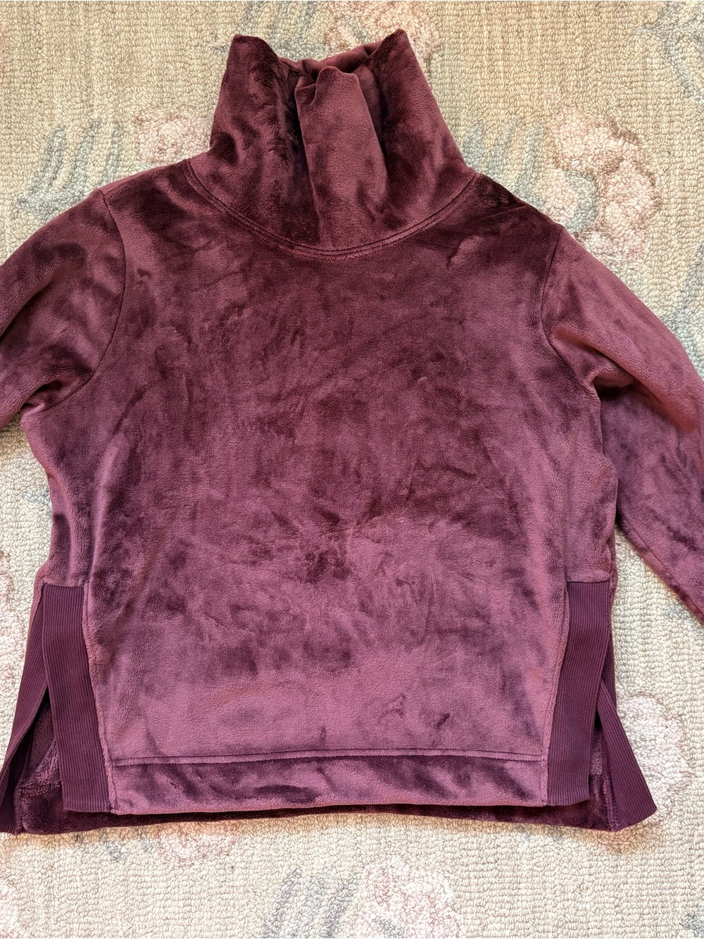 Women’s Athleta Plush Funnel Neck Sweater - Wine
